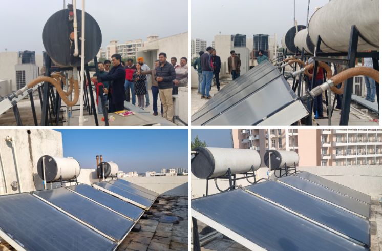 Latest update: Inauguration of Rooftop Solar Geysers at INST, mohali